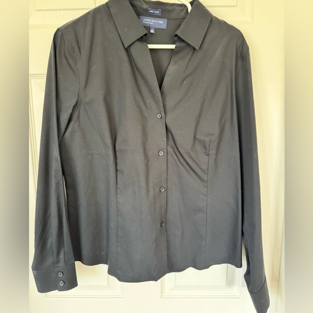 Jones New York Black Non-Iron Shirt